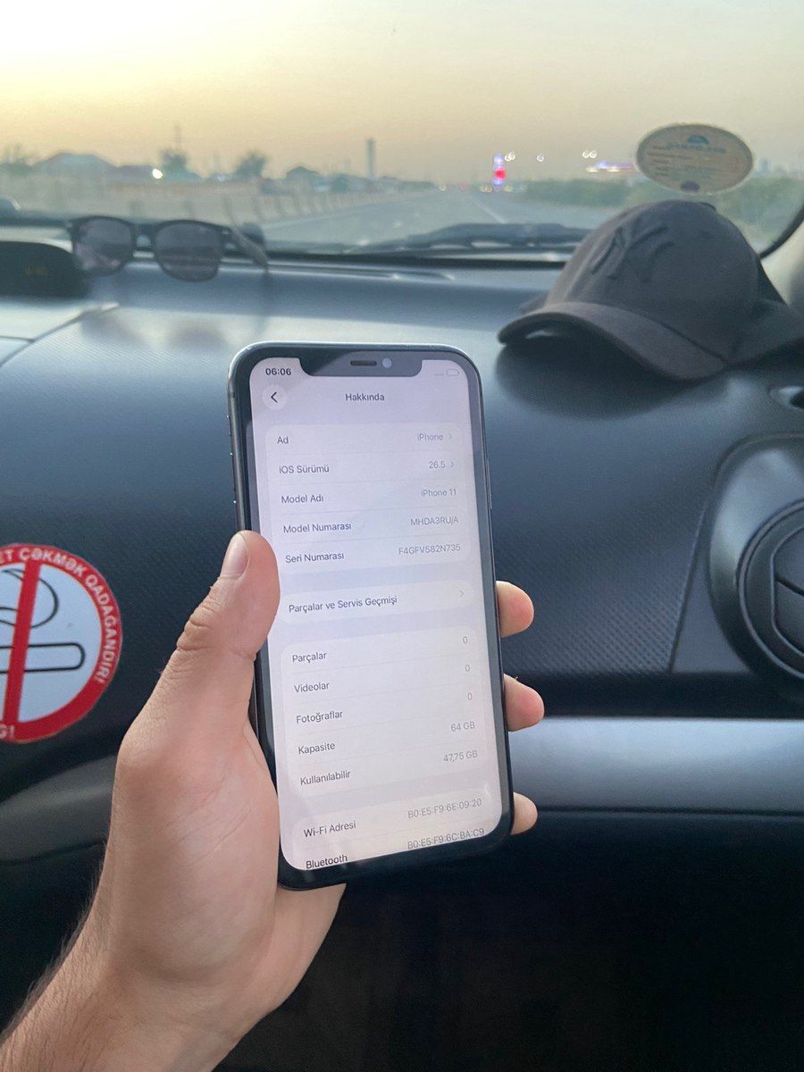 Apple iPhone 11 Black 64GB/4GB — Smartfonlar, Sumqayıt (5)