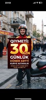 Moto-kuryer tələb olunur, Gündəlik ödəniş — Транспорт, логистика, склад