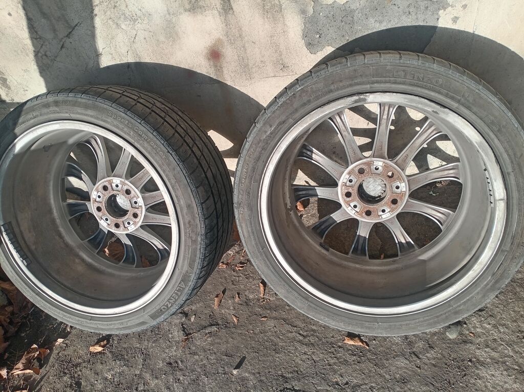 BMW orijinal yüngül lehimli disk və təkər dəsti bbs diski 19 ölçülü — Diskləri, Samux (6)