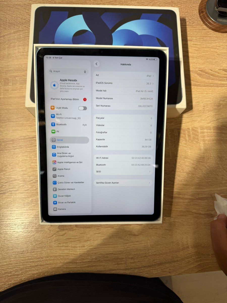 iPad Air M1 64GB Blue — Planshetlər, Bakı (3)