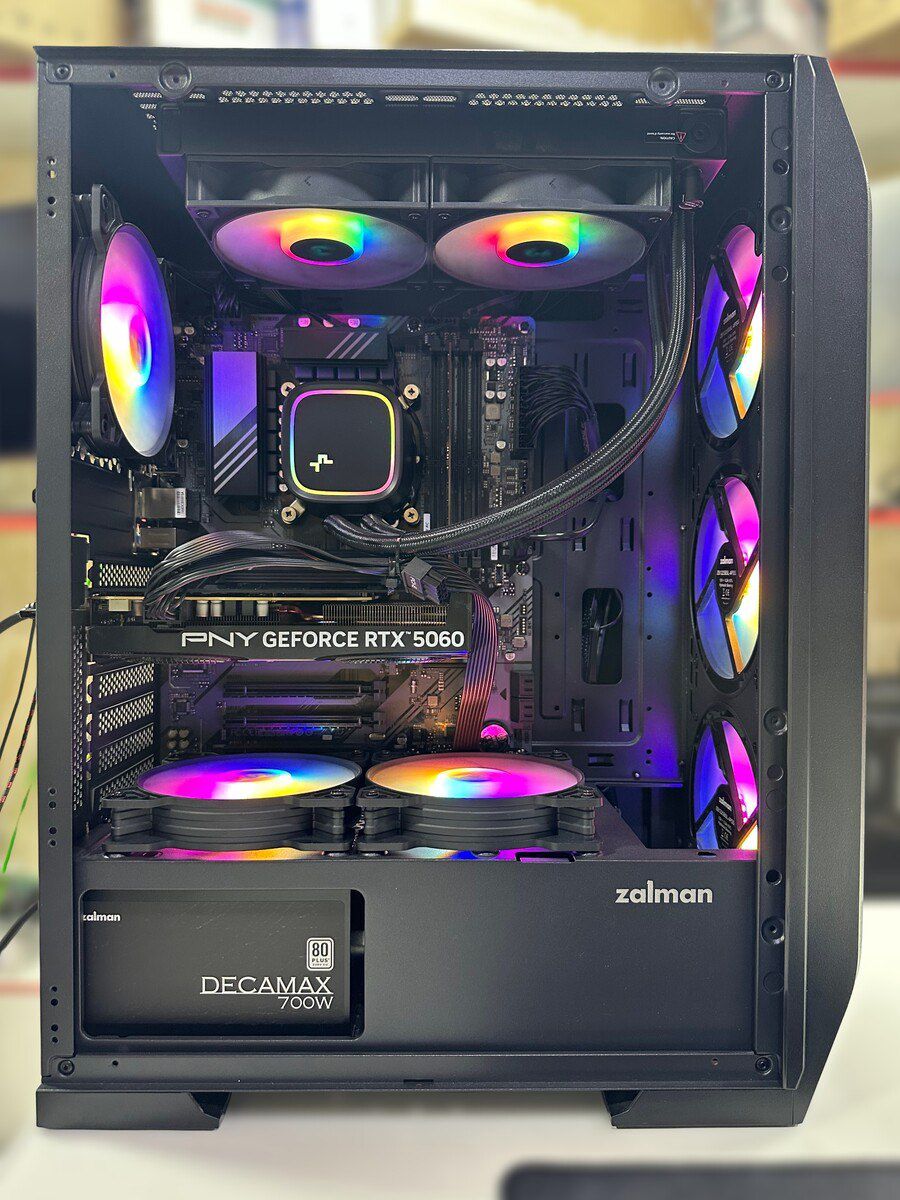 Gaming PC i7-12700KF RTX 5060 8GB 16GB DDR5 1TB NVMe 27" 180Hz — Masaüstü kompüterlər, Bakı (4)