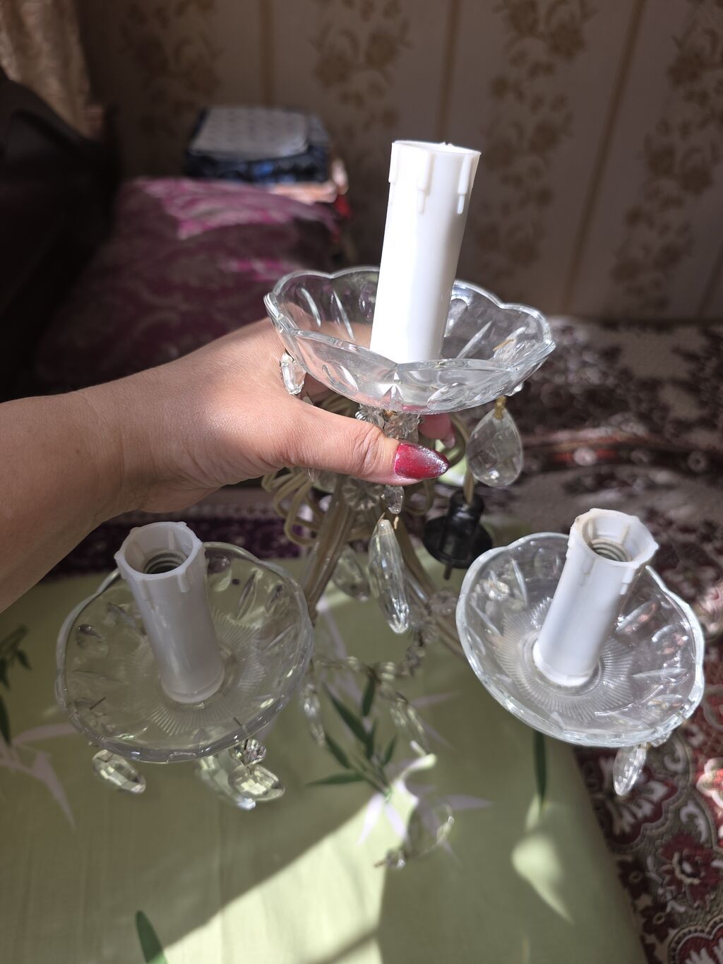 Çılçıraq, 3 lampa, Şüşə — Tavan is?qlar? v? cilc?raqlar, Bakı