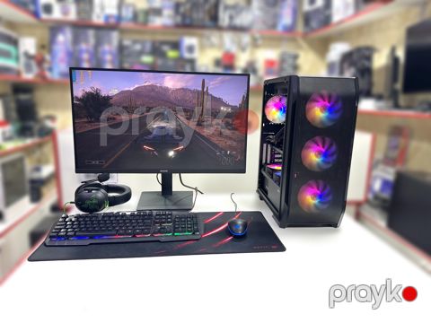 Gaming PC i7-12700KF RTX 5060 8GB 16GB DDR5 1TB NVMe 27" 180Hz — Bakı