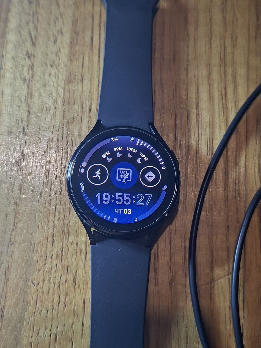 Samsung Galaxy Watch 4 Black 44mm — Ağıllı saatlar və biləkliklər, Bakı (4)