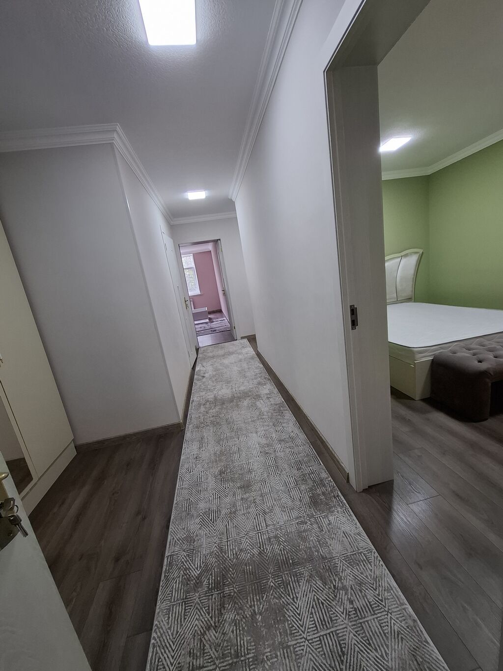 3 otaqlı tam təmirli kombili əşyalı bina evi şəxsi oturmaq üçün həyəti — Mənzil, Gəncə (3)