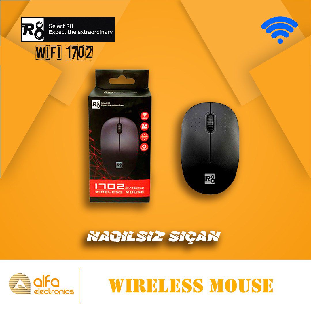 Naqilsiz Siçan "R8 Wi-Fi 1702" (wireless mouse) — Periferik cihazlar, Bakı (2)