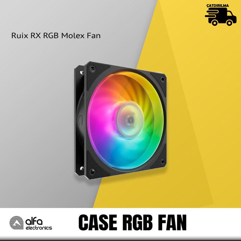 Ruix RX RGB Molex Fan — Kompüterlər və noutbuklar, Bakı (3)