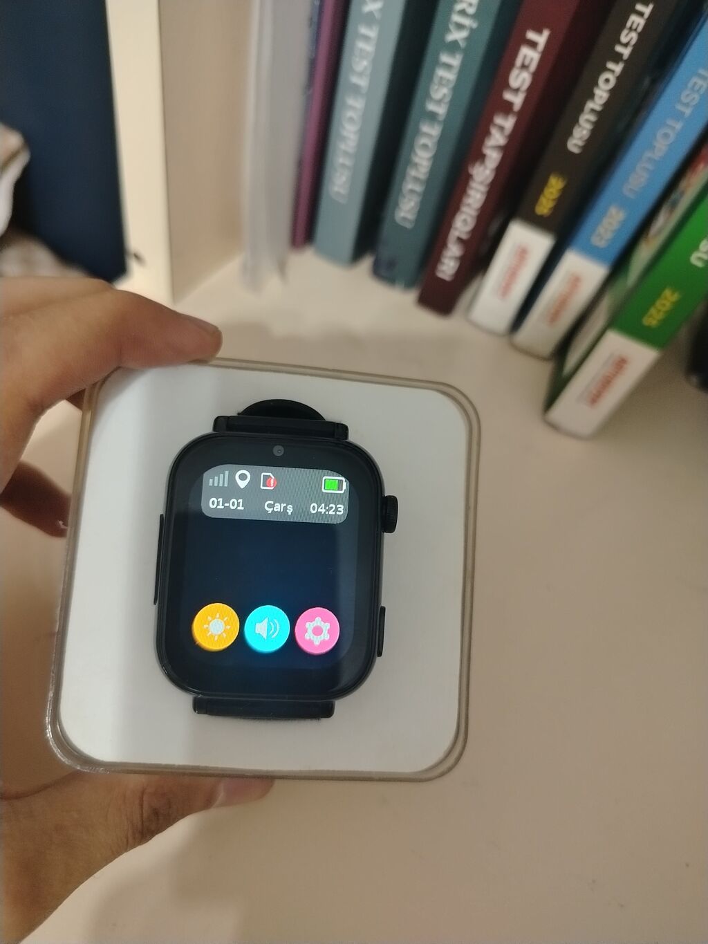 Uşaq üçün ağıllı saat – kamera və zəng funksiyalı adaptirida üstündə — Ağıllı saatlar, Digah (4)