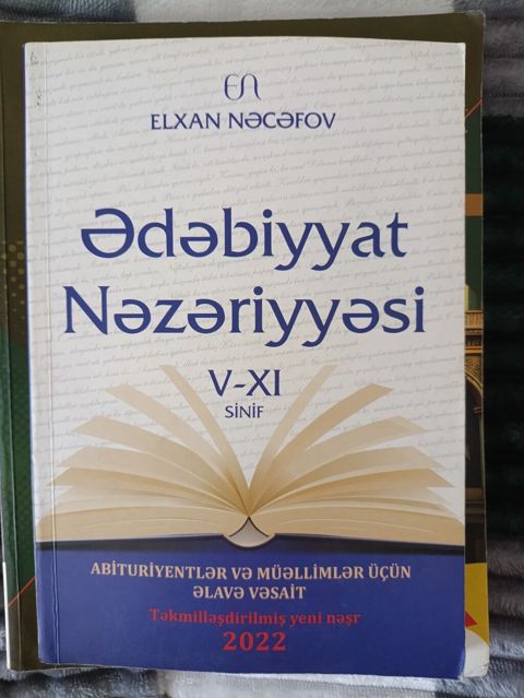 Məhsul: “Ədəbiyyat Nəzəriyyəsi” – V–XI sinif Müəllif: Elxan Nəcəfov — Bakı