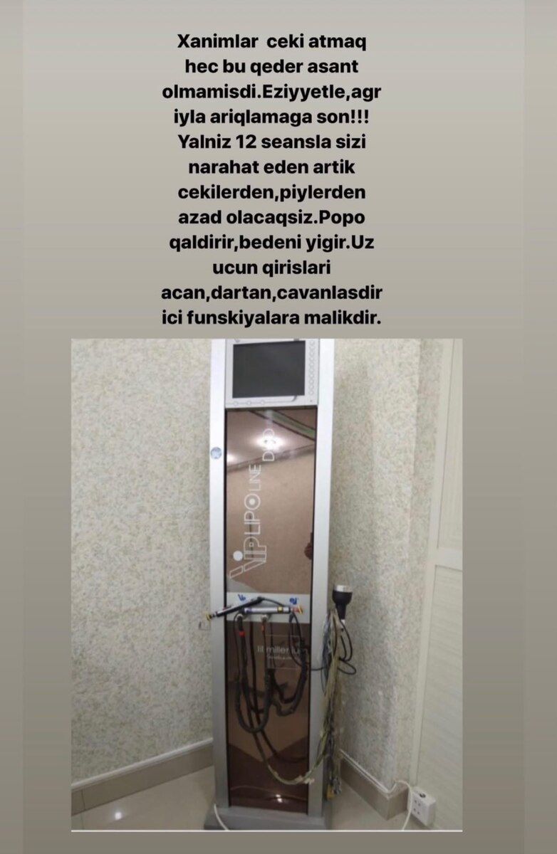 Arıqlamaq aparatı — Gözəllik və səhiyyə, Bakı (2)