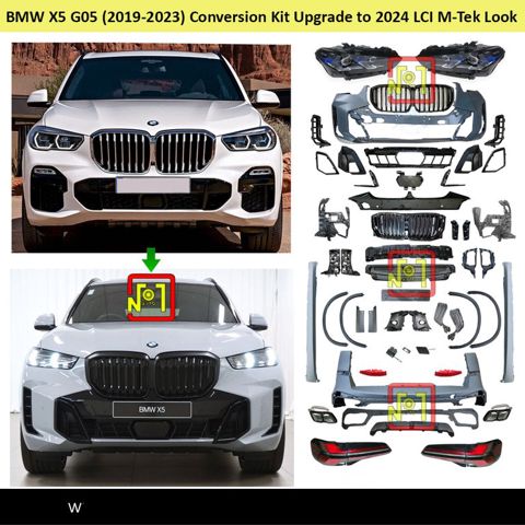 "BMW G05 2024" (M tech) body kiti — Bakı
