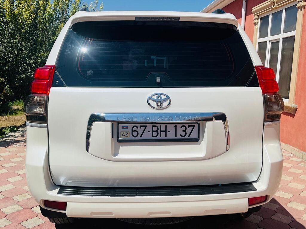 Toyota Land Cruiser Prado, ağ rəng, 5 qapı, tam ölçülü SUV — Avtomobillər, Naxçıvan (3)