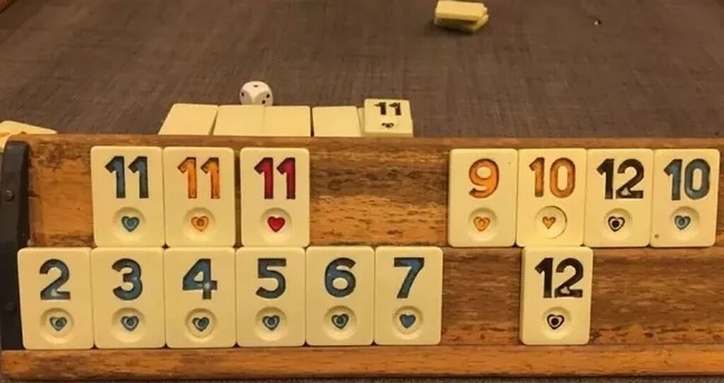Okey/Rummikub stolüstü oyun dəsti - Klassik rəqəm daşları ilə — Stolüstü və kart oyunları, Qobu