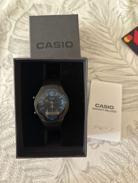 Casio hibrid (analoq + rəqəmsal) qol saatı - Brend: Casio - Mexanizm — Bakı
