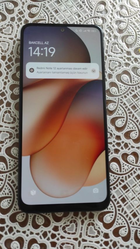 Redmi Note 12, 128 GB, rəng - Göy, Barmaq izi, Face ID — Bakı
