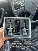 H4 LED faralar dəsti - Standart H4 yuvası ilə uyğun - İki ədəd LED — Avtomobil