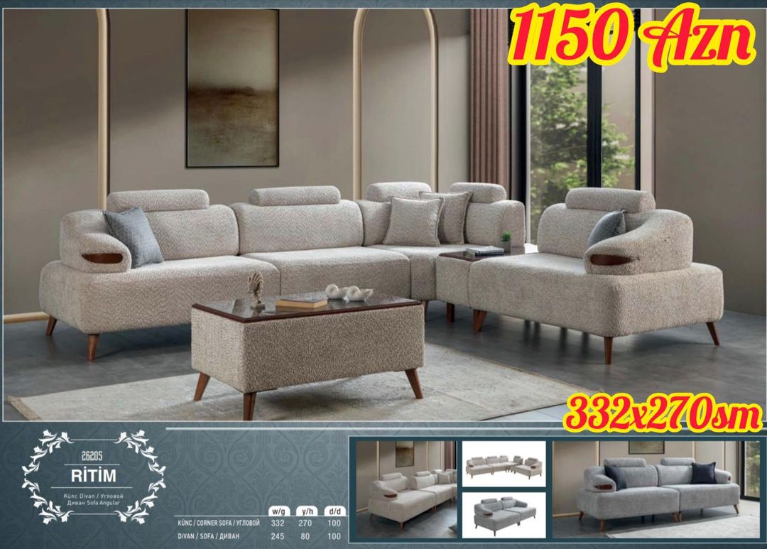 Künc divanı — Mebel, Bakı (9)