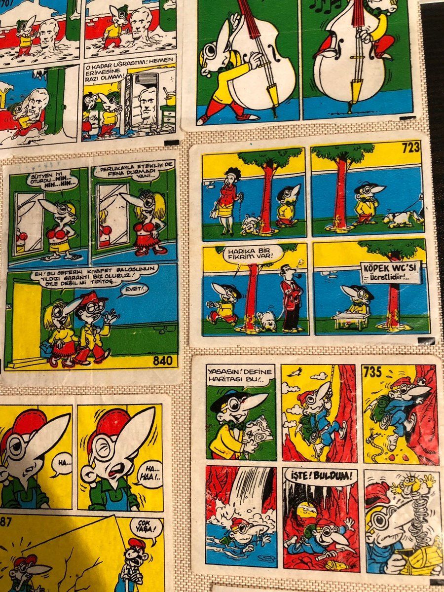1987-1990 saqqız kağızları — Kolleksiyalar, Bakı (3)
