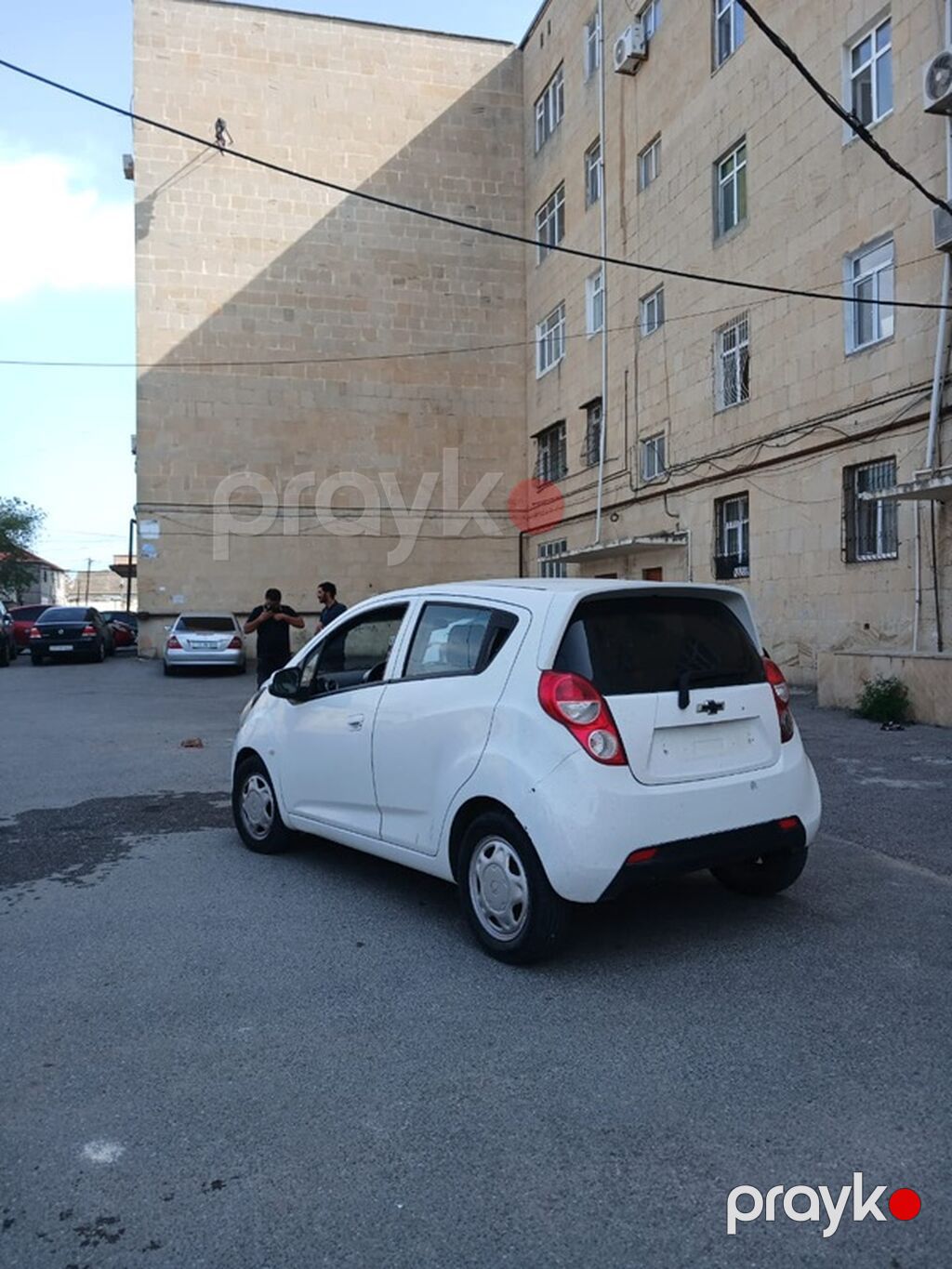 Chevrolet Spark, ağ rəng, 5 qapı İdeal vəziyyətdə heç bir prablemi — Avtomobillər, Xırdalan (3)