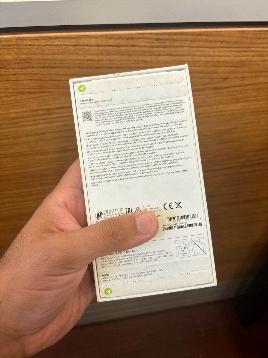 Apple iPhone 16e White 256GB/8GB — Smartfonlar, Bakı (2)