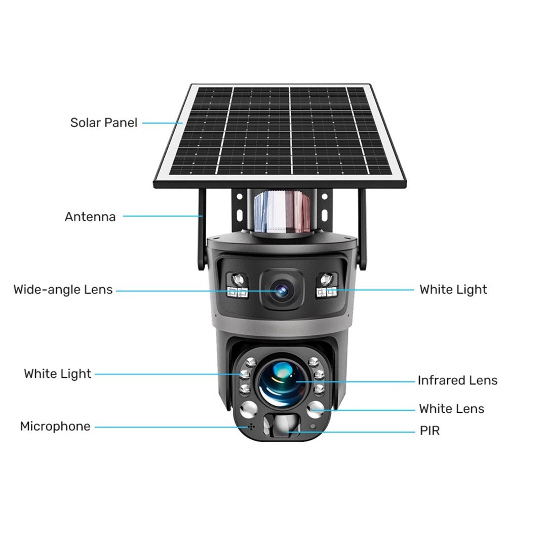 Ubox 36X Solar Kamera 4G — Ağıllı ev və təhlükəsizlik, Bakı (5)