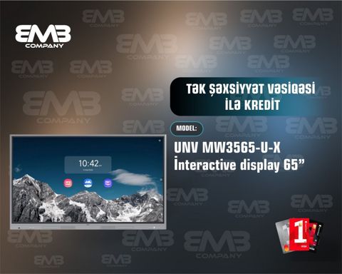 Monitor UNV MW3565-U-X interactive displey — Bakı
