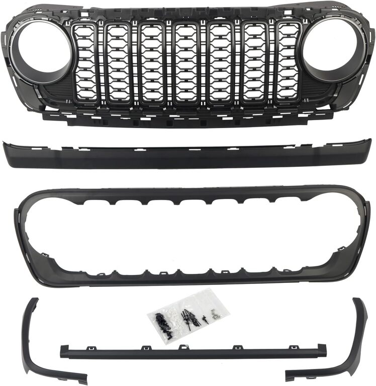 "Jeep Wrangler 2019-2025" Plug-in Hibrid radiator barmaqlığı — Ehtiyat hissələri və aksesuarlar, Bakı (2)