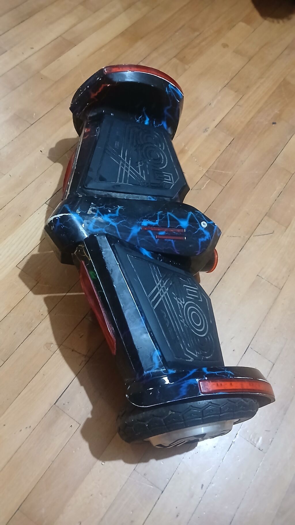 Özünü balanslayan elektrikli skuter (hoverboard) - Gövdə: qara əsas — Hiroskopler, Bakı (2)