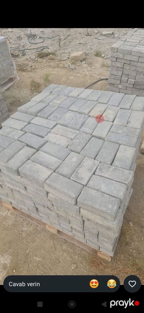 Trotuar daşları (beton piyada/klinker tipli paver) - Material: yüksək — Bakı