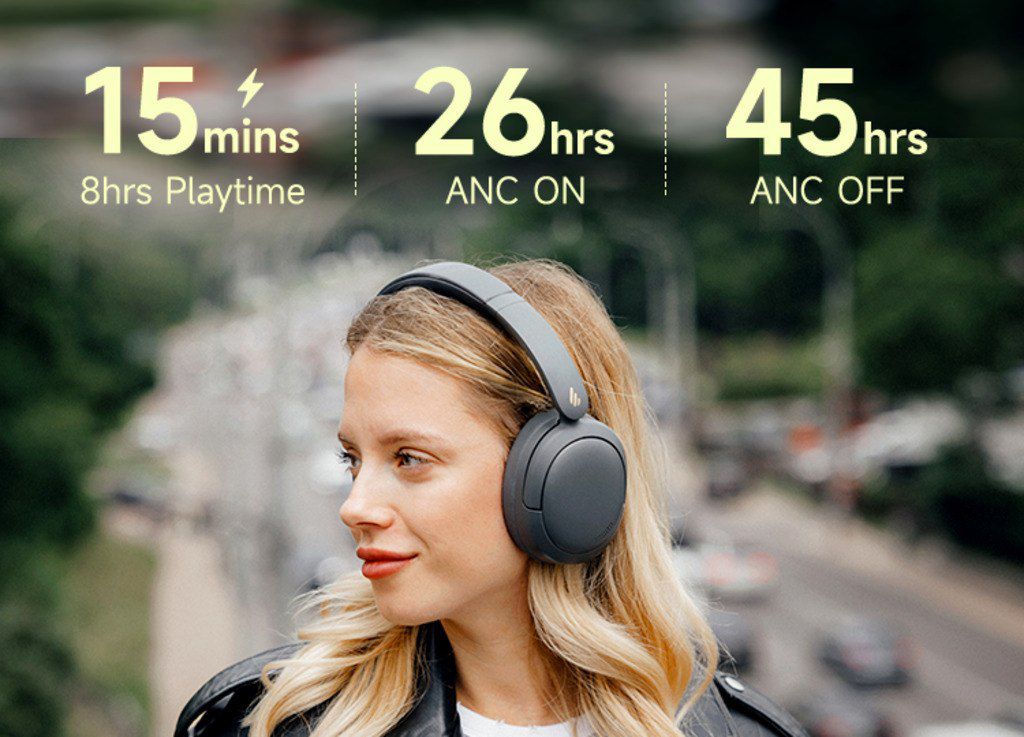 Edifier Headphones W800BT Pro Hybrid Active Noise Cancelling Headphones - Hi-Res Audio — Səs texnikası, Bakı (5)