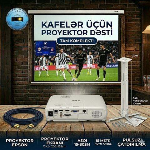 Kafelər üçün proyektor dəsti — Bakı