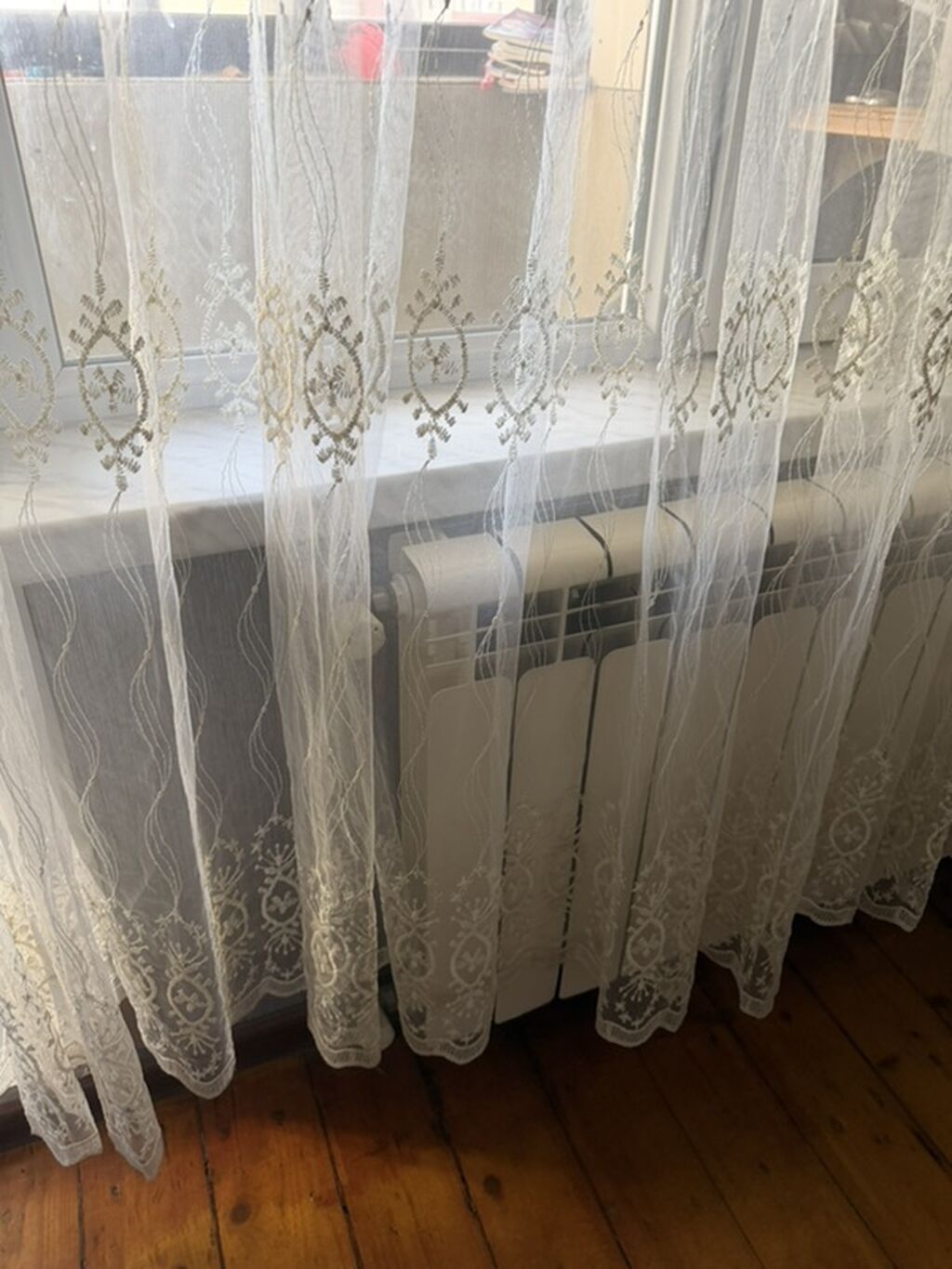 Tül pərdə dəsti - Material: yüngül, şəffaf tül (nəfəs alan, işığı — Pərdələr, kornişlər, jalüzilər, Bakı (2)