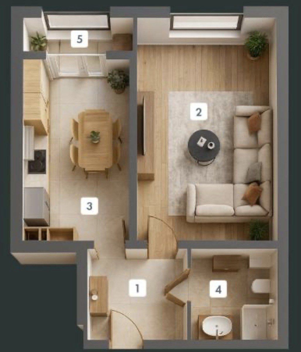 Satılır 2 otaqlı yeni tikili 55 m² — Mənzil, Bakı (2)