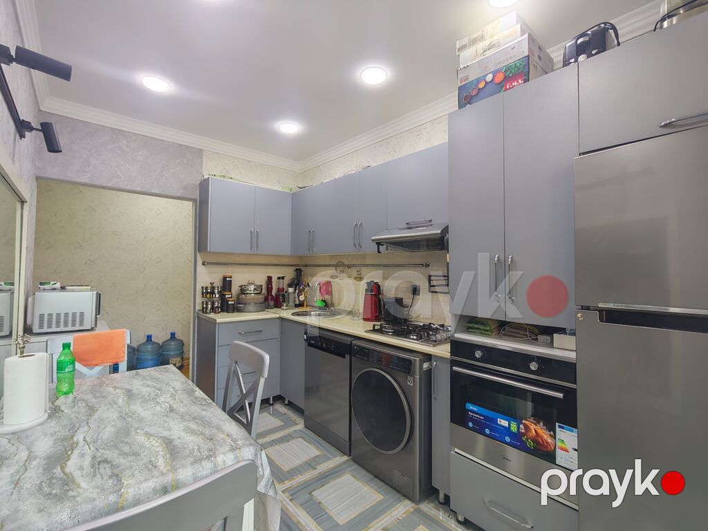 Tam təmirli 2 otaqlı mənzil 57 kv - Planlaşdırma: geniş zal, yataq — Mənzil, Xırdalan (8)