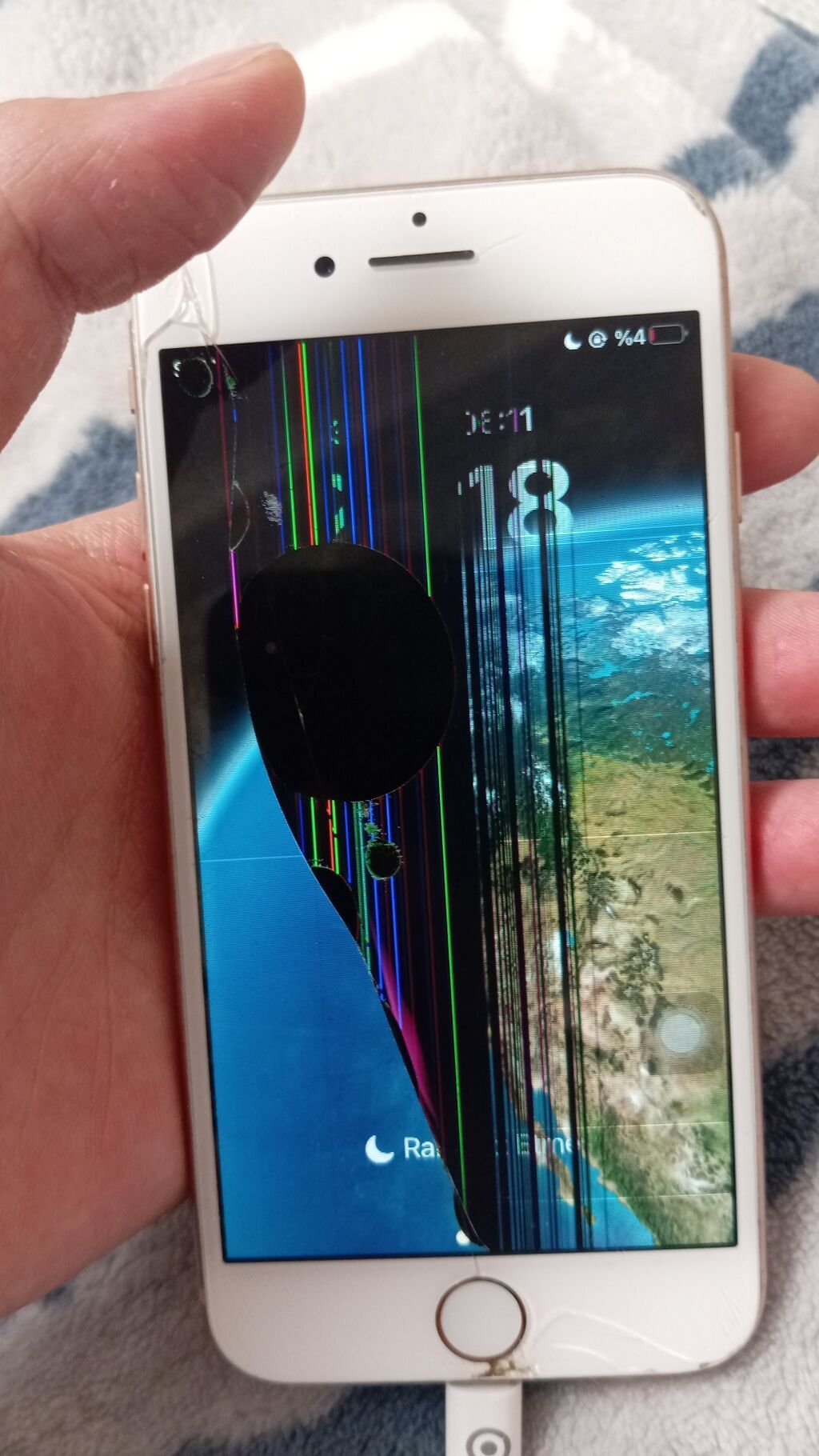 IPhone 8, Ağ, Qırıq — Apple iPhone, Xırdalan (3)