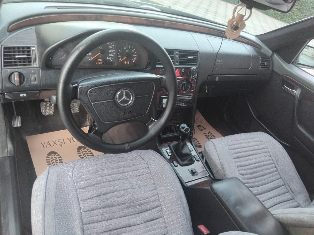 Mercedes C 180, 1.8 L, 1996 il, 650 000 km — Avtomobillər, Şəki (10)