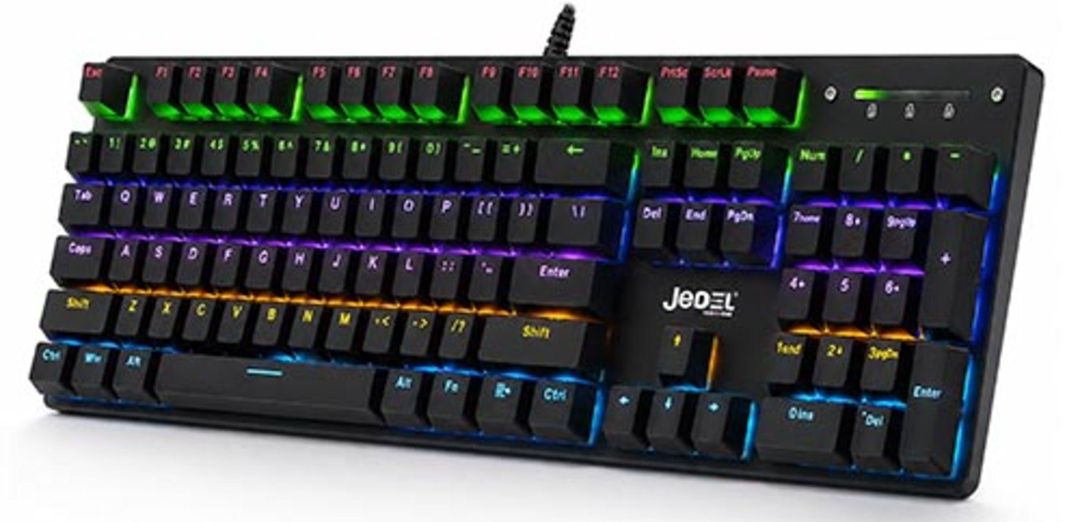 Jedel KL138 Mexaniki klaviatura Drinkey Kiwi Switch — Periferik cihazlar, Bakı (2)
