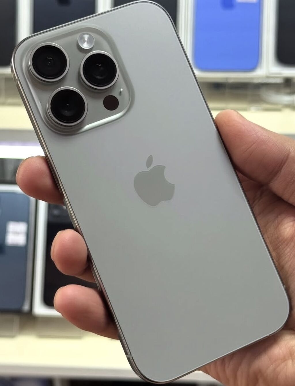 IPhone 16 Pro, 128 GB, Natural Titanium, Simsiz şarj, Face ID, Sənədlərlə — Apple iPhone, Bakı (2)