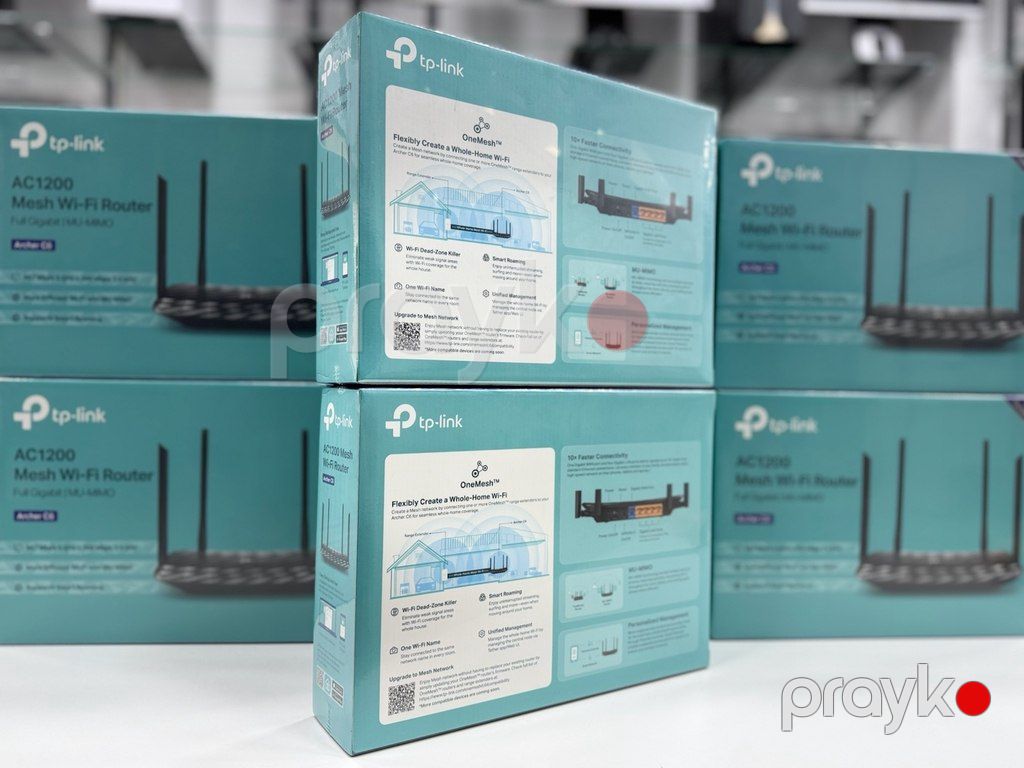 Wi-Fi router "TP-Link Archer C6 AC1200" — Şəbəkə və server avadanlığı, Bakı (3)