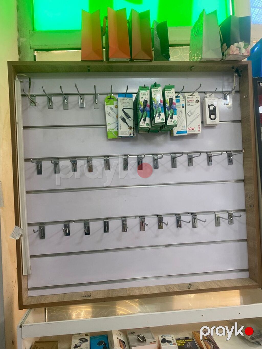 Metal panel qarmaqları (slatwall/şpros üçün) - Material: möhkəm xrom — Digər, Masazır (2)