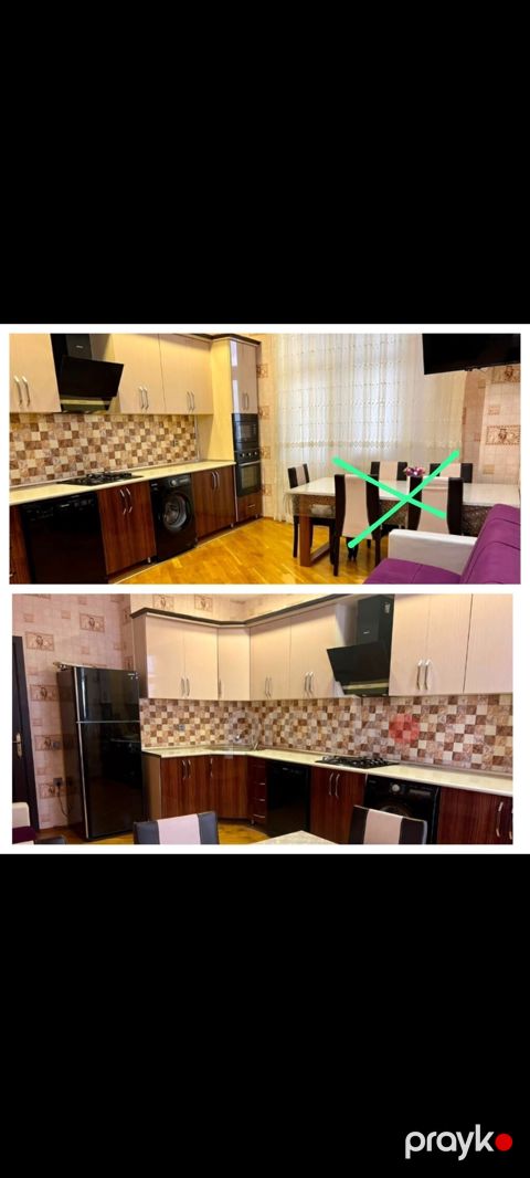 Mətbəx 350azn. Ölçü 4,63 Üstündə moyka verilir. Ünvan Nefçilər — Bakı