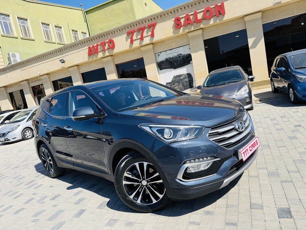 Hyundai Santa Fe, 2.0 L, 2017 il, 214 000 km — Avtomobillər, Sumqayıt (2)