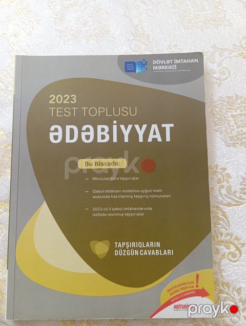 Test toplusu Ədəbiyyat — Bakı
