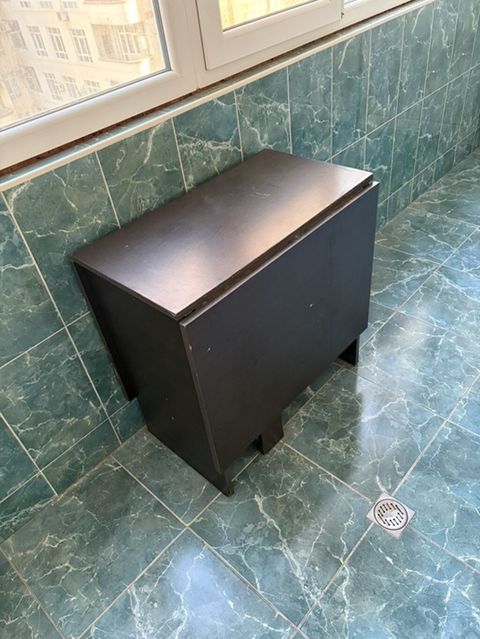 Balkon masası, İşlənmiş, Qatlanan, MDF — Bakı
