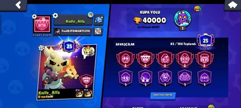Brawl Stars hesabı – yüksək göstəricilər və zəngin kosmetik kolleksiya — Bakı