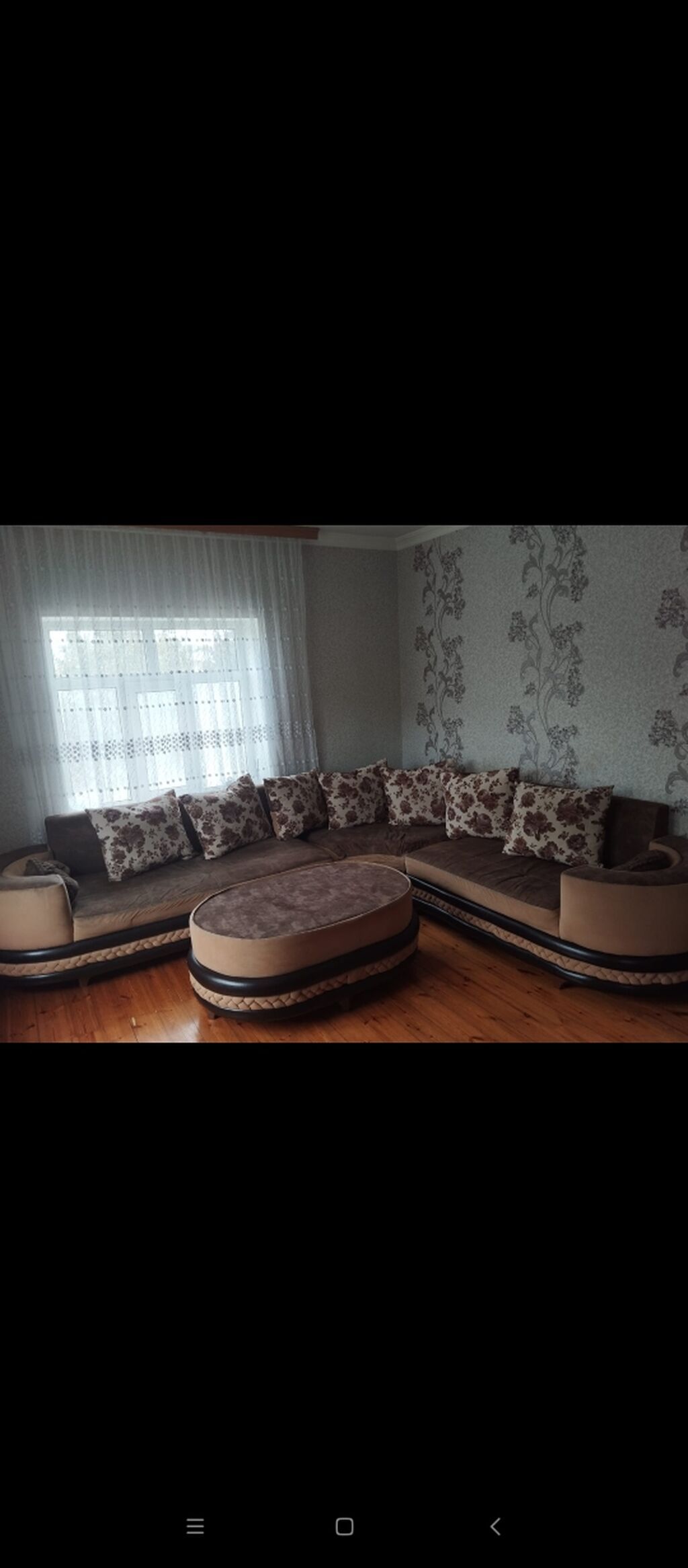 Künc divan dəsti - Dizayn: L formalı, yumru künclü modern üslub — Yumşaq mobilya dəstləri, Lənkəran (2)