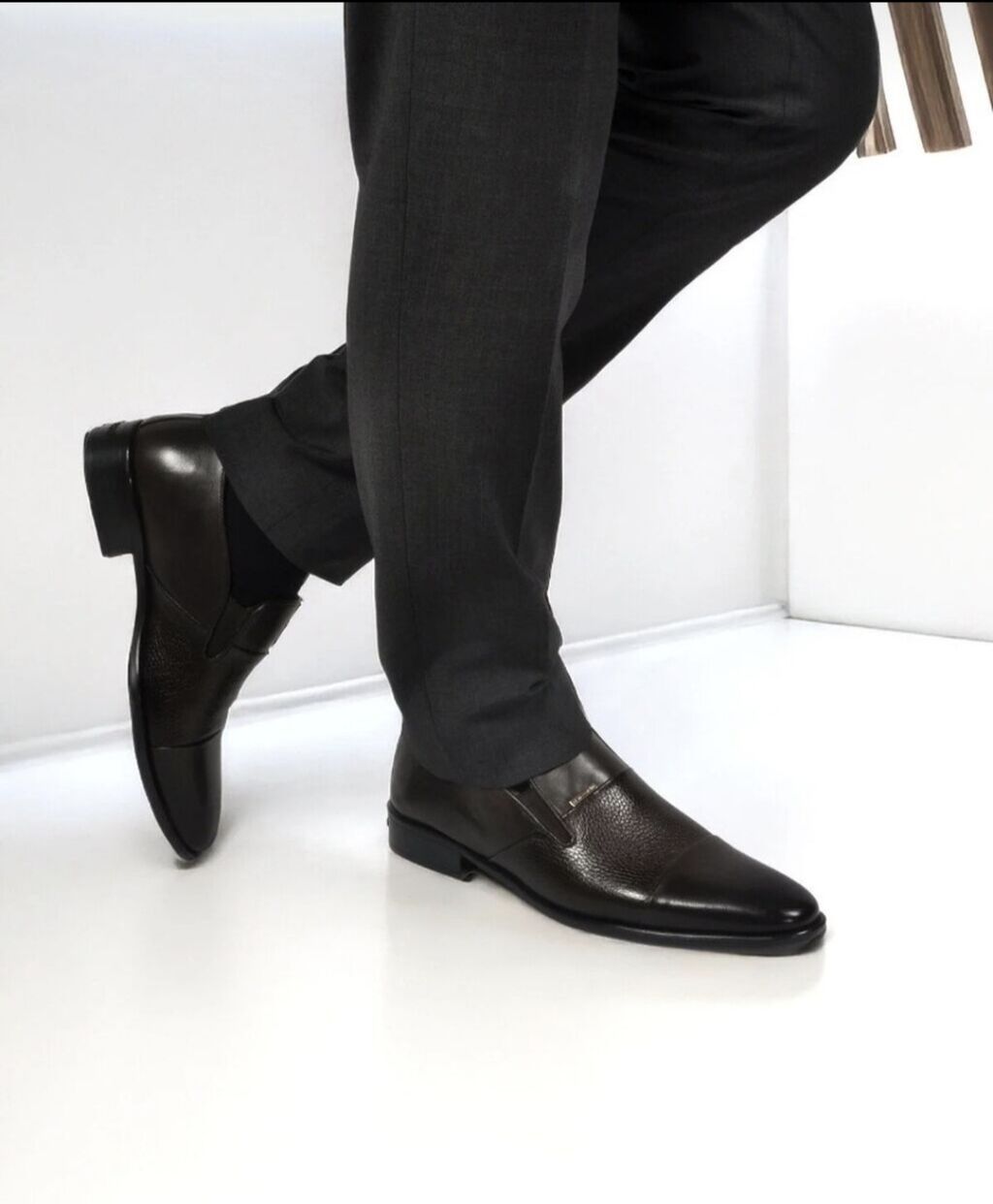 Pierre Cardin kişi klassik tuflisi - Model: slip-on (bağsız), kap-toe — Ayakkabılar, Gəncə