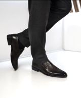 Pierre Cardin kişi klassik tuflisi - Model: slip-on (bağsız), kap-toe — Мужская обувь