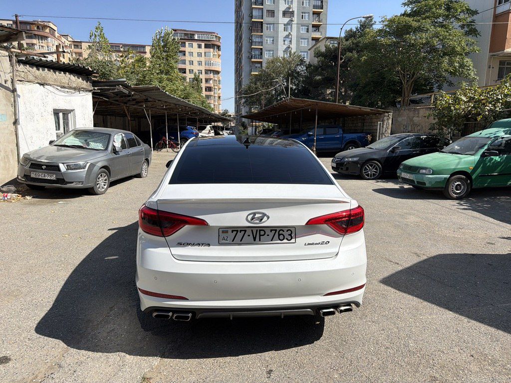 Hyundai Sonata, 2.0 L, 2017 il, 118 365 km — Avtomobillər, Bakı (3)