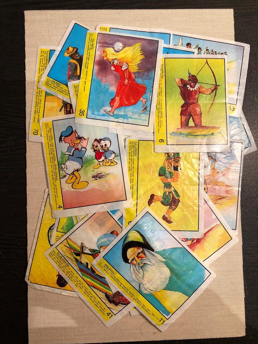 1987-1990 saqqız kağızları — Kolleksiyalar, Bakı (6)